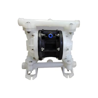 China Factory price pneumatic high viscosity acid diaphragm chlorine drum automotive industry pump chemical duplex diaphragm pump for sale