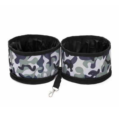 China Sustainable Promotional Collapsible Pet Bowl Dog Food And Water Container for sale