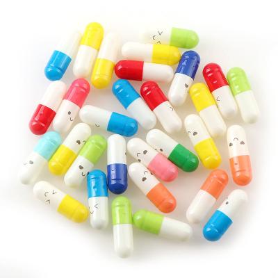 China GIFT 800pcs/bag message in bottle half pill shape capsule letter love cute friendship color pill DIY promotion gift for sale