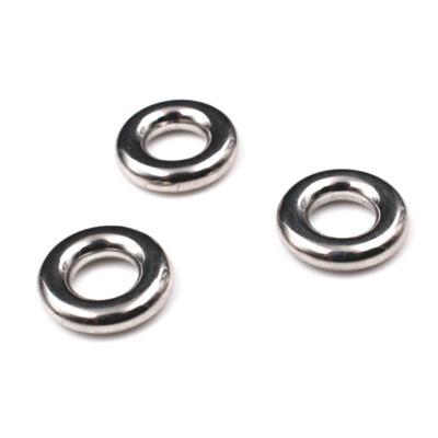 China Jump Rings O Ring Soldered Split Rings Metal Connector Lock Buckles For DIY Jewelry Key Chain Making AS-22 for sale