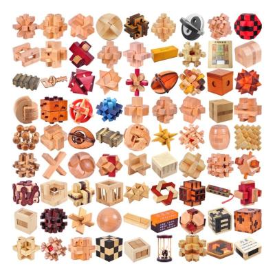 China Custom Art Folk Natural Jigsaw Toys Kids Wooden Puzzles for sale