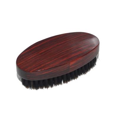 China High Quality OEM New Eco-friendly Redwood Grain Compact Bristle Beard Brush Oil Comb For Wholesale for sale