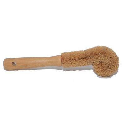 China Factory Direct Sales Viable Kitchen Cleaning Tools Long Handle Bottle Cup Bamboo Brush for sale