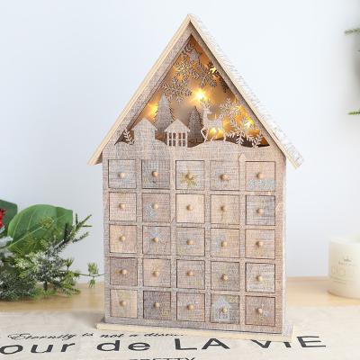 China China Calendar 2020 Perpetual Wooden Desktop Advent Wooden Digital Calendar 2021 Wooden Calendar for sale