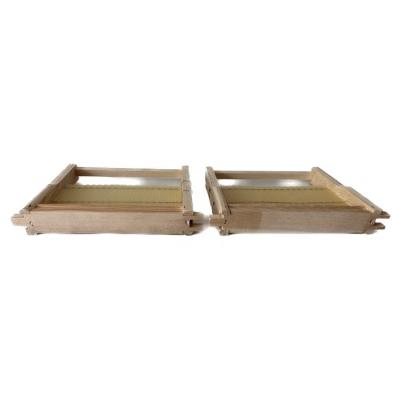 China Korean Mini Wooden Beehive Frames Beekeeping Farms Equipment With Wax Base for sale