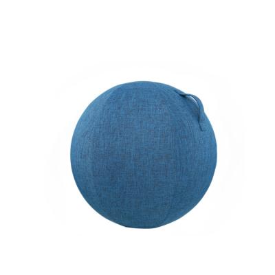 China Washable Yoga Exercise Stability Office Wholesale Base Canvas Cover PVC Fabric 55Cm PVC Fabric 55Cm Sitting Yoga Ball Anti Large 65Cm for sale