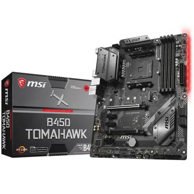 China Desktop for M S I B450 TOMAHAWK ATX Motherboard AM4 Socket Luxury Zen 1 2 3 4 5 4 DDR4 RAMs Mainboard for sale