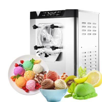 China Snack Factory Vertical Electronic Gelato Hard Ice Cream Machine With All Sets for sale