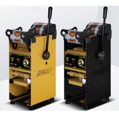 China High Quality Disposable Food Milk Coffee Cup Plastic Paper Sealing Machine for sale