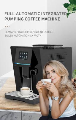 China Hotel Well Operated 3 Times Electric Commercial QC Maker Full Automatic Coffee Machine With Milk Tea Shop for sale