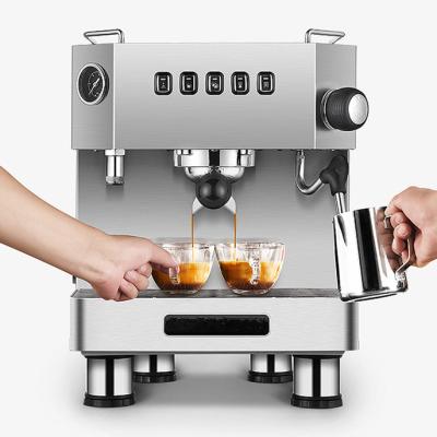 China Hotel Commercial Multi Function Espresso Cappuccino Coffee Machine Italian Semi Automatic Coffee Maker for sale