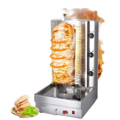 China BBQ home mini doner maker turkey kebab processing gas chicken price electric small size automatic meat shawarma wholesale machine for sale