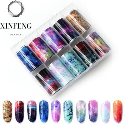 China New 2020 Nail Art Fantasy Sky Girl 3D Starry Nail Stickers Designs Sticker Decals For Nail for sale