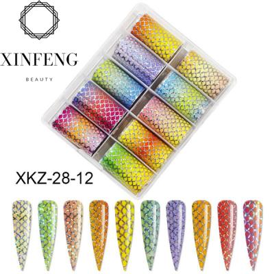 China 2020 New Transfer Nail Foil Explosion Nail Art 3D Stickers OEM Brand Transfer Sticker Designer Nail Foil New for sale