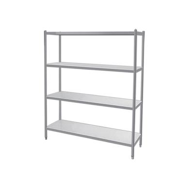 China Restaurant Kitchen Four Thickened Multilayer Stainless Steel Kitchen Shelves Shelves Storage Racks for sale