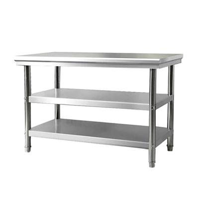 China Fully automatic efficient energy saving 201 or 304 stainless steel commercial dining kitchen table for sale