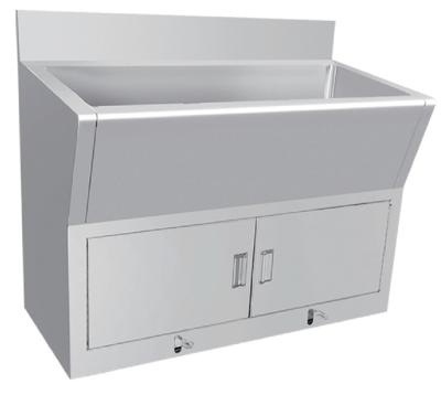 China Without Faucet High Durability Pedal Stainless Steel Sink For Hospitals And Schools for sale