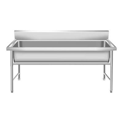 China 201 08mm Large Modern Single Bowl Stainless Steel Sink For Kitchen And Bathroom for sale