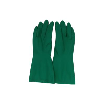 China General Purpose Green Nitrile Coated Gloves Nitrile Glove Chemical Resistant Food Grade Safety Gloves for sale