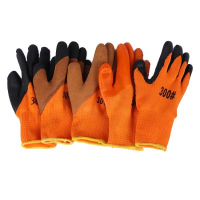 China Chemical Industry 7/10 Measuring Buckle Safety Working Glove Industry Sponge Rubber Proof Warm Cold Winter Protection Acrylic Rubber Coated Safety for sale