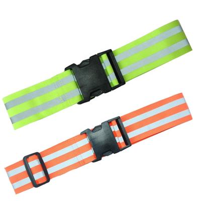 China High Visibility Outdoor Cycling LED Reflective Night Elastic Waistband INSTANT Cycling Outdoor Safety Vest Protective Belt Sports Cycling Gear for sale