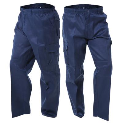 China Cotton Factory Direct Sales Navy Blue Work Pants &Trousers COTTON Work Wear Men Safety Work Uniform for sale