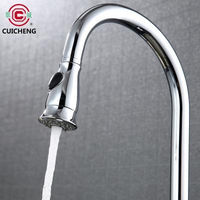 China Thermostatic Faucets Single To Handle Pipeline Pull Spray Faucet for sale