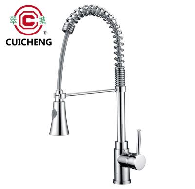 China Thermostatic Faucets Height Quality Pull Out Spray Kitchen Faucet With ISO9001 Standard for sale