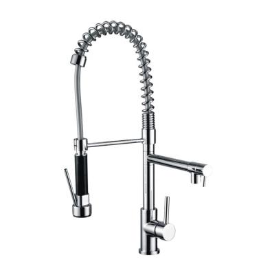 China Thermostatic Faucets Good Quality Pull Out Spray Kitchen Faucet With ISO9001 Standard for sale