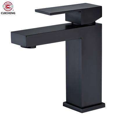 China Thermostatic Faucets Black High Quality Short Body Pan Faucet for sale