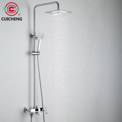 China Thermostatic Faucets Triple Function Shower Faucet Hot And Cold Shower for sale