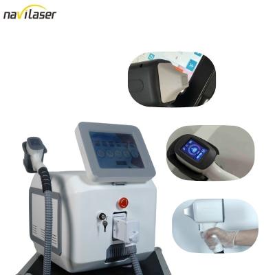 China Factory sales portable for cosmetic use portable three in one 808 diode laser hair removal machine for sale