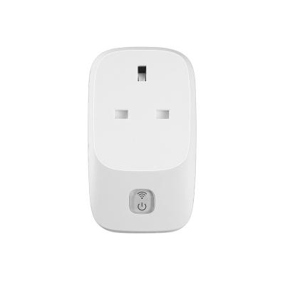 China Timer electric socket outlet wifi meter ABS+PC flange mqtt remote control server connected socket for sale