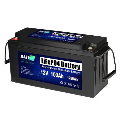 China Solar toys long life 12v 100h batteries lithium lifepo4 battery pack 200ah deep cycle for sale