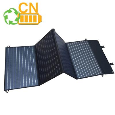 China Backup Power Stand/Outdoor Waterproof Solar Panel Phone 120W Power Bank 5V Foldable Portable USB Port Charger Solar Panels Battery for sale