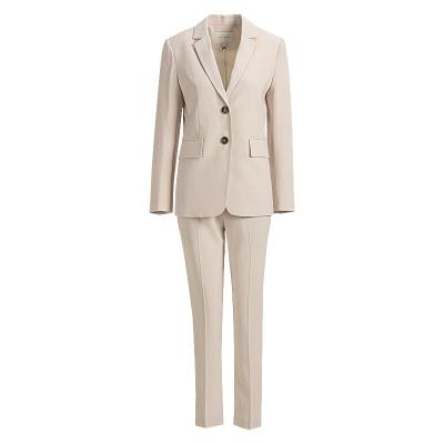 China Lady Formal Wear Classy Women Coat Breathable Pant Suit For Office Ladies Blazers Set Ladies Women Casual Wear With Buttons for sale