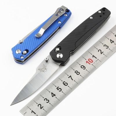 China Folding Outdoor Knife 485 Combat Knife 485 Camping M390 D2 Handle Blade Plastic Stone Wash High Hardness Double Action EDC Pocket Tool for sale