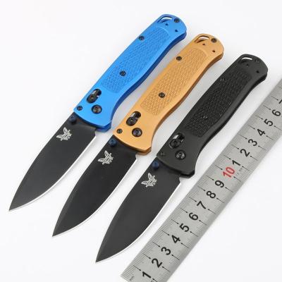 China Black Titanium Multi Functional S30V Blade Camping Knife 535 Plated Blade Times Double Action Outdoor Combat Hunting Tactical Knife for sale