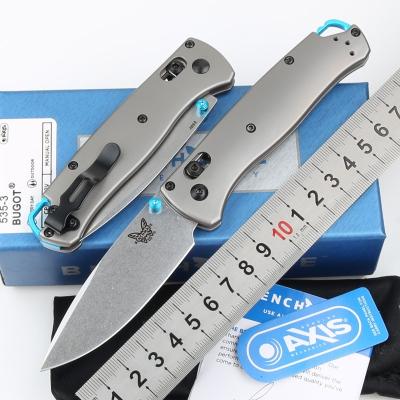 China 535 Titanium alloy 535 titanium combat stone outdoor high wash hardness tactical knife hunting EDC knife for sale