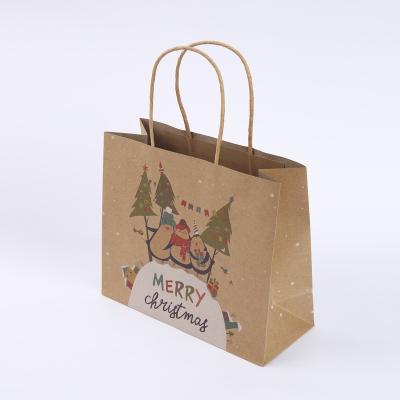 China New Advent Calendar Paper Bag DIY Party Candy Bag Countdown Handmade Christmas Gift Bag for sale