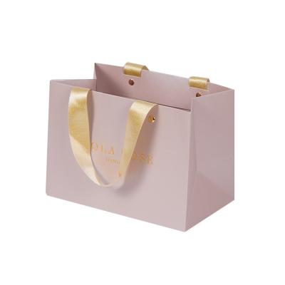 China Recyclable Custom Printing Jewelry Gifts Luxury Paper Bags Recyclable With Your Own Logo for sale