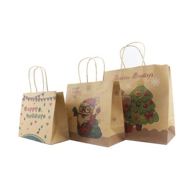 China Recyclable ON SALE Wholesale Recyclable Paper Bag For Christmas Day In Paper Wrapping Style Made In China for sale