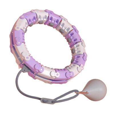 China Wholesale PP+TPE Sport Waist Massage Fitness Weighted Smart Polynesian Dance Counter Digital Ring Hoop for sale