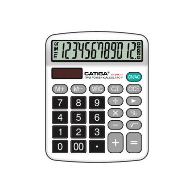 China Solar Electronic Calculator CATIGA 12 Digit General Purpose Calculator Desktop Calculator for sale