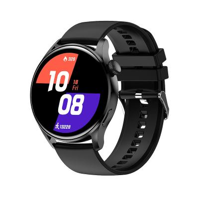 China 1.3inch Screen IP68 Smart Watch 3 Round HK3 Smart Watch 3 Business Wristband Blood Pressure Monitor Hourly Heart Rate Tracker MP3 Playback for sale