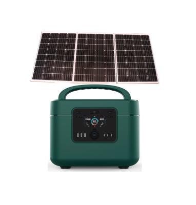 China 110V Portable Home Appliances Battery Power Solar Power Bank Power Station 1000w 1200w Type C Outdoor Emergency for sale