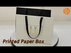 Paperboard Printed Paper Box Matt Lamination Foldable For Hair Extension