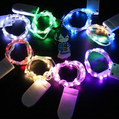 China CR2032 Button Cells Powered Factory Supply High Quality Cheap Price CR2032 Button Cells Powered Copper Wire String Lights Christmas Fairy LED Light String for sale