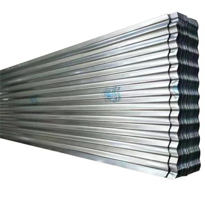 China 30 Gauge Galvanized Corrugated Sheet Wave Shape Zinc Roofing Sheet for sale