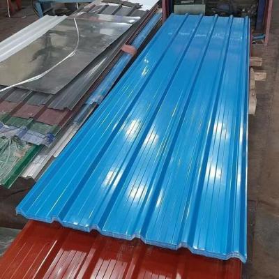 Cina Lo strato coprente rivestito di colore blu ha ondulato il materiale d'acciaio del soffitto in vendita